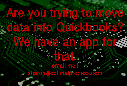 data, Quickbooks,app,OptimalProcess